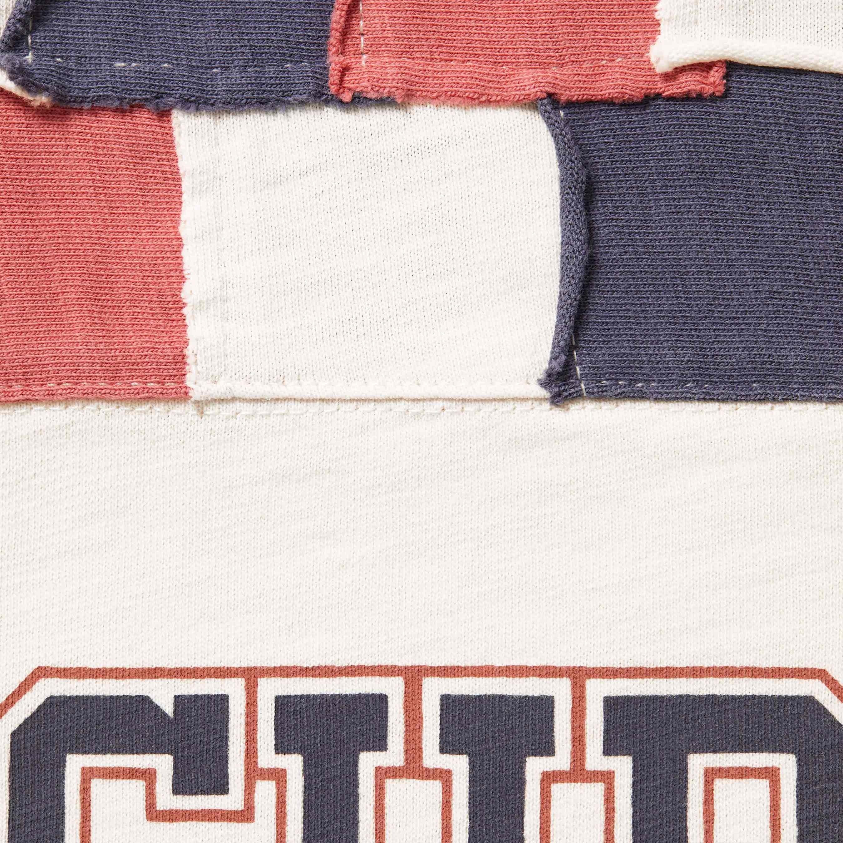 Patchwork Yoke Football Top view 7